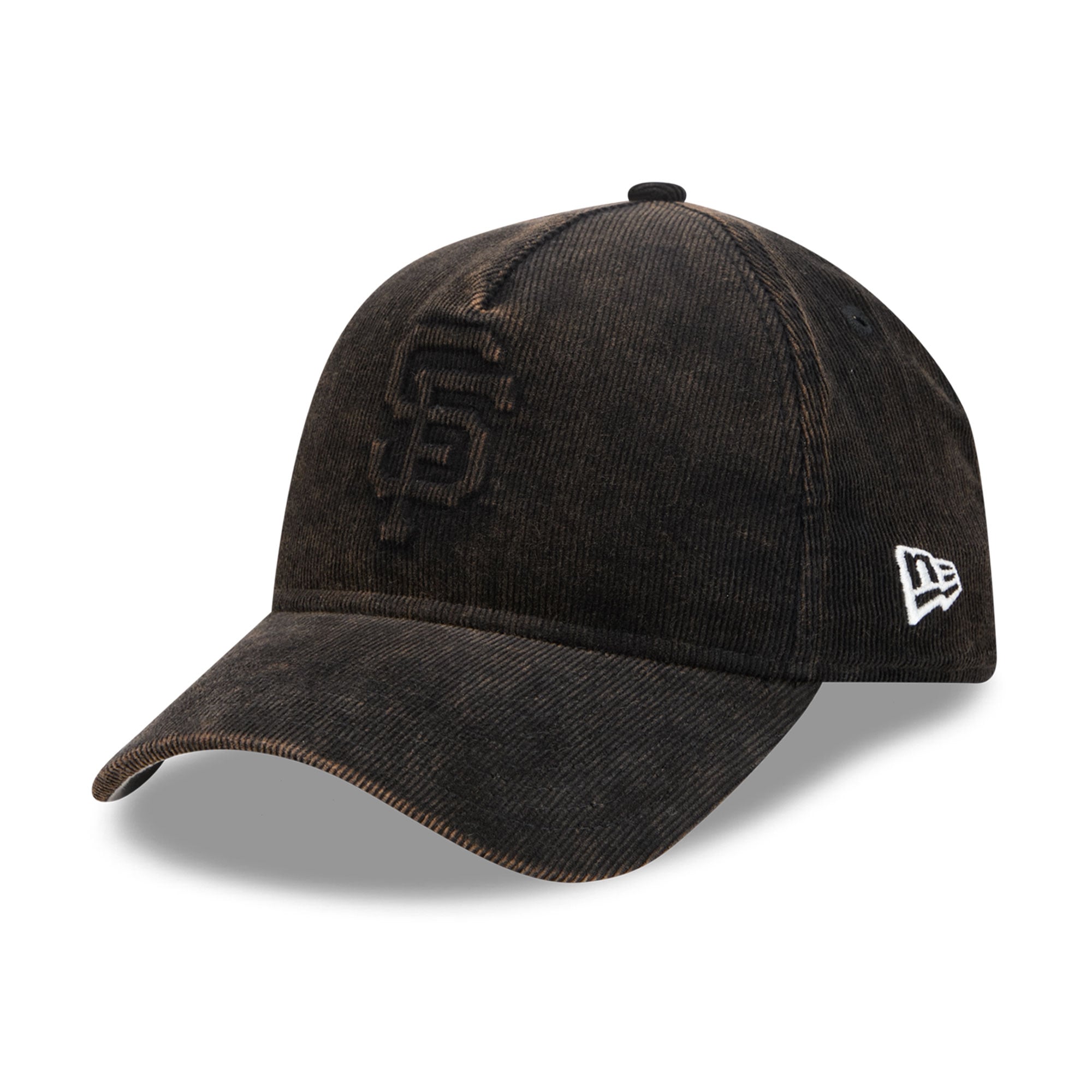 Casquette New Era marron pour homme, modèle 9FORTY, San Francisco Giants, Série mondiale 2012, avec écusson latéral ton sur ton et monture en A.