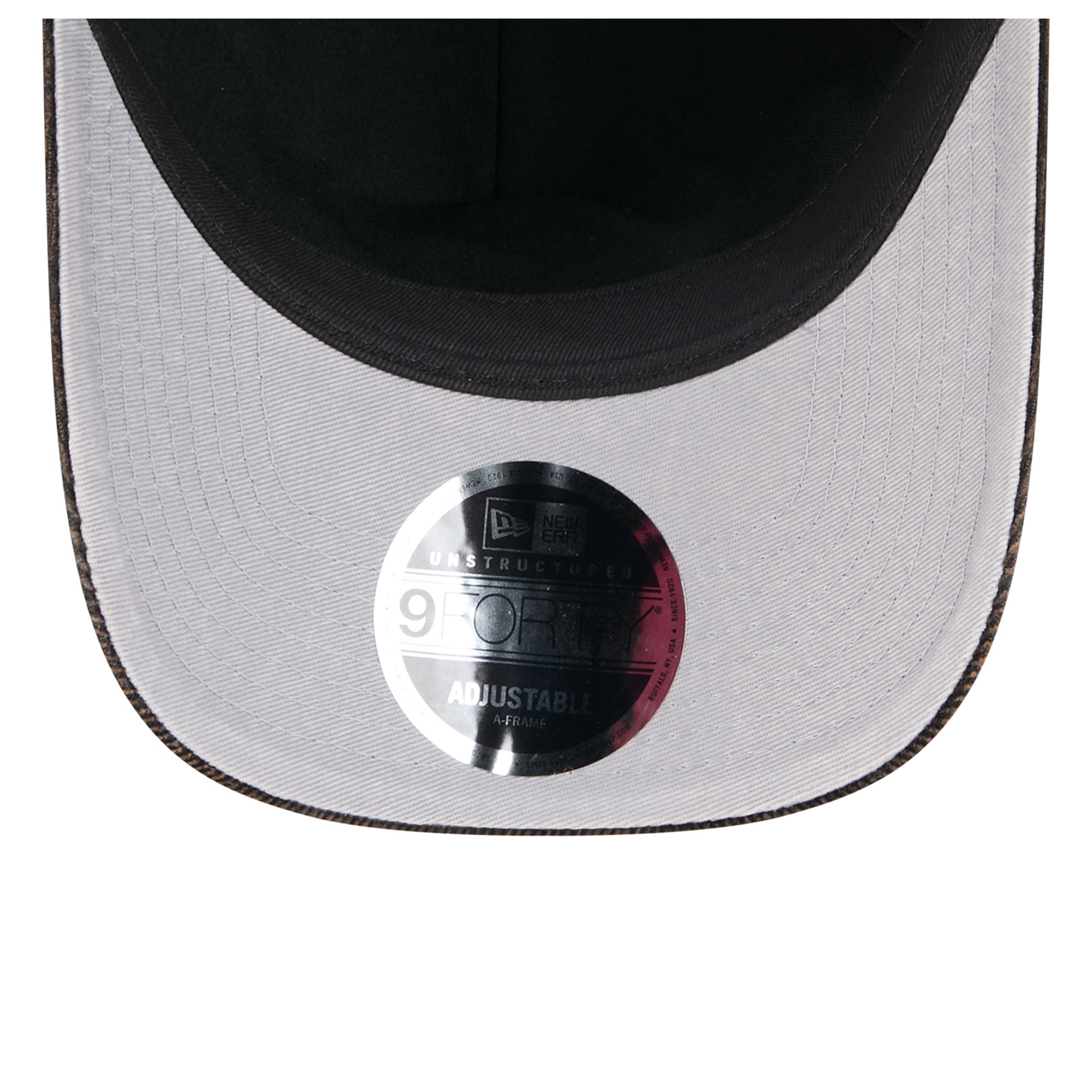 Casquette New Era marron pour homme, modèle 9FORTY, San Francisco Giants, Série mondiale 2012, avec écusson latéral ton sur ton et monture en A.