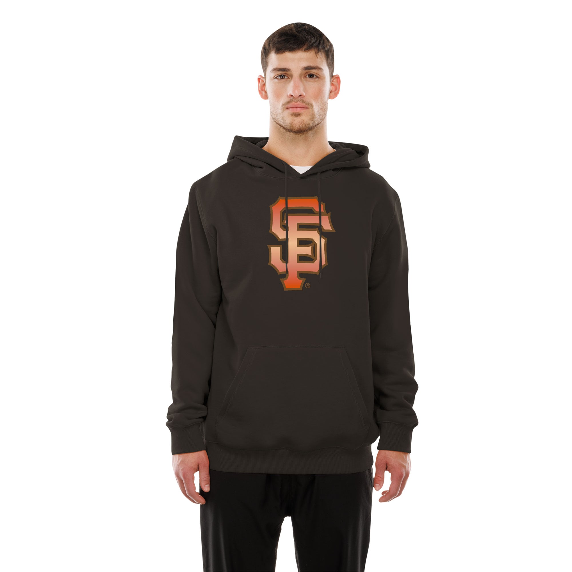 Men's New Era  Brown San Francisco Giants Pumpkin Spice Pullover Hoodie