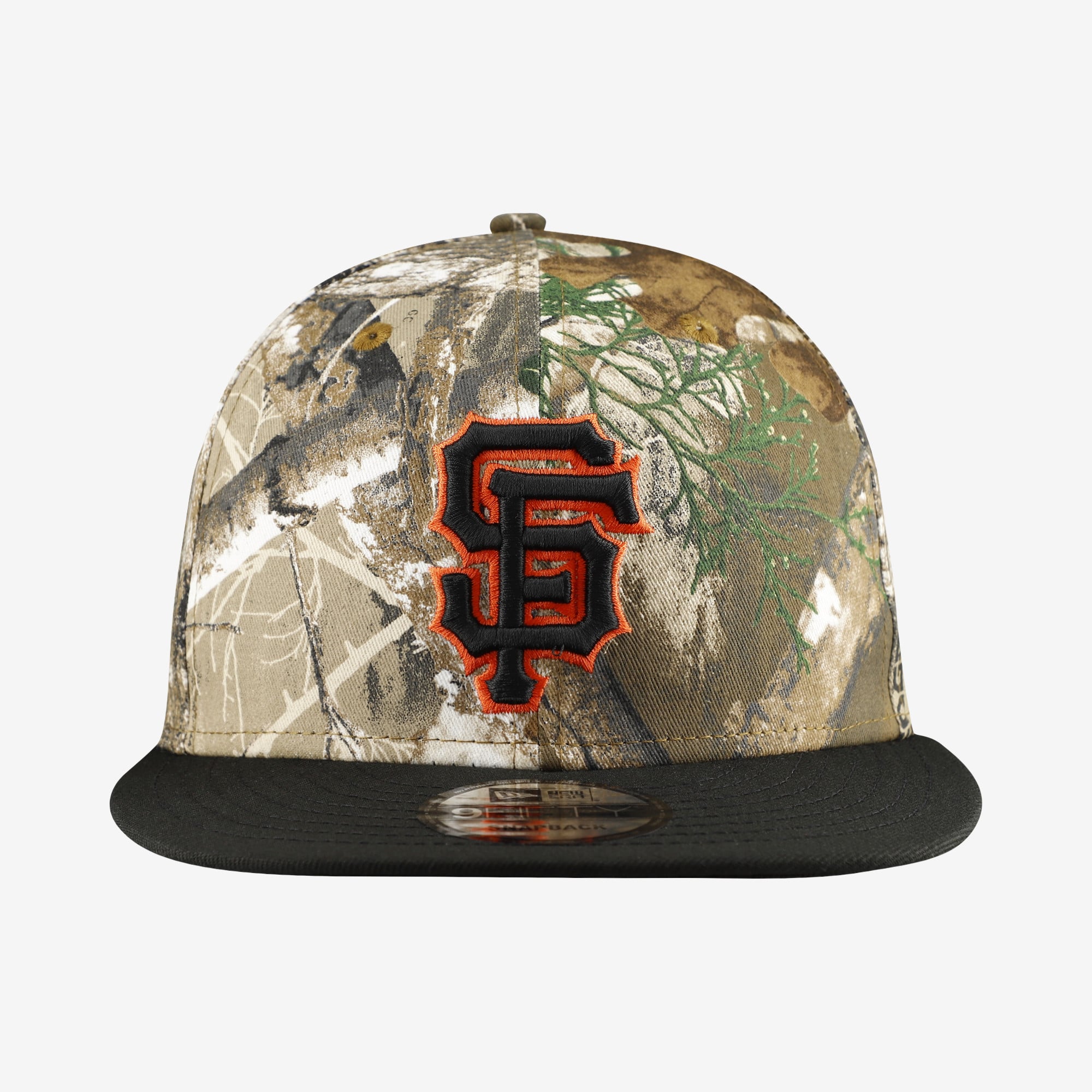 Casquette snapback New Era 9FIFTY Camo San Francisco Giants Realtree Orange Pop pour homme