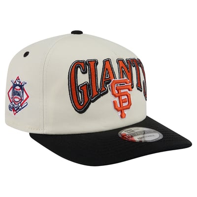 San Francisco Giants New Era Vintage 19TWENTY Adjustable Hat - Cream/Black