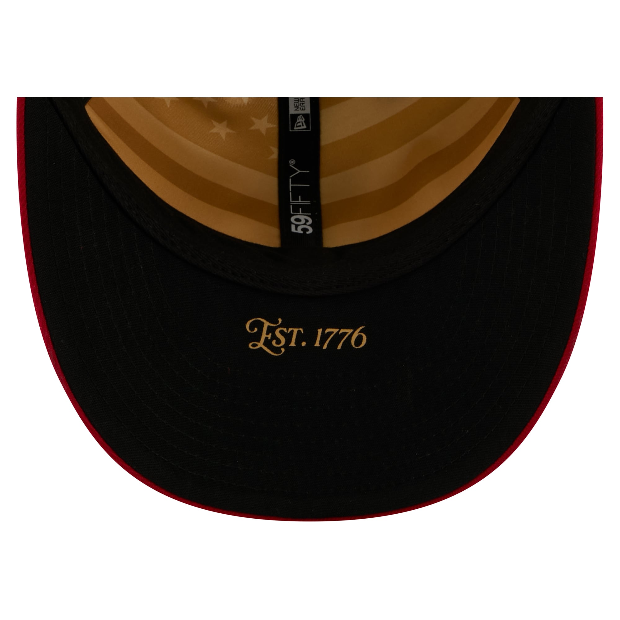 Men's New Era Cream/Red San Francisco Giants USA 250 Fourth of July Low Profile 59FIFTY Fitted Hat
