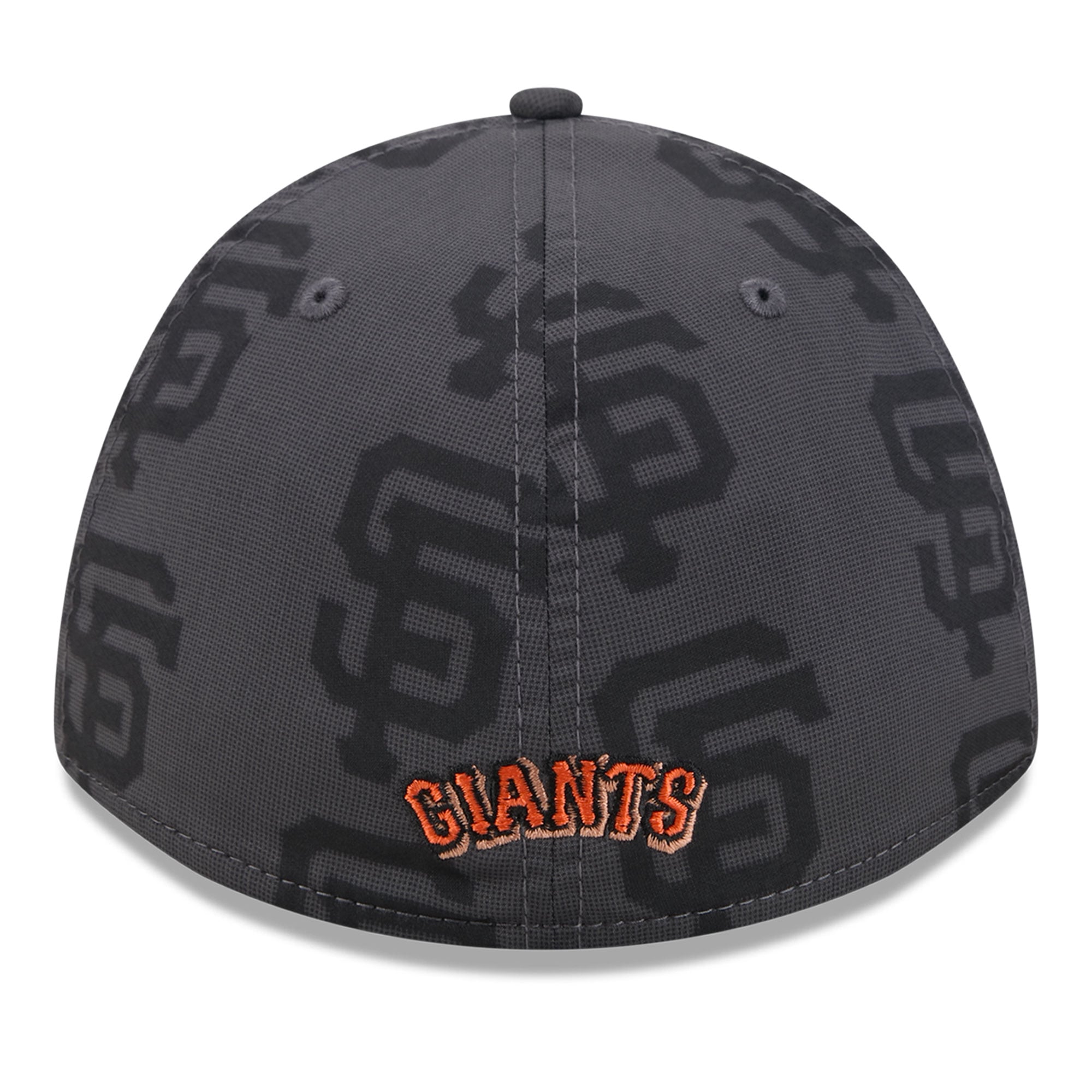 Men's New Era Gray San Francisco Giants Halftone 39THIRTY Flex Hat