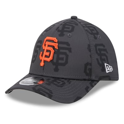  San Francisco Giants New Era Halftone 39THIRTY Flex Hat - Gray