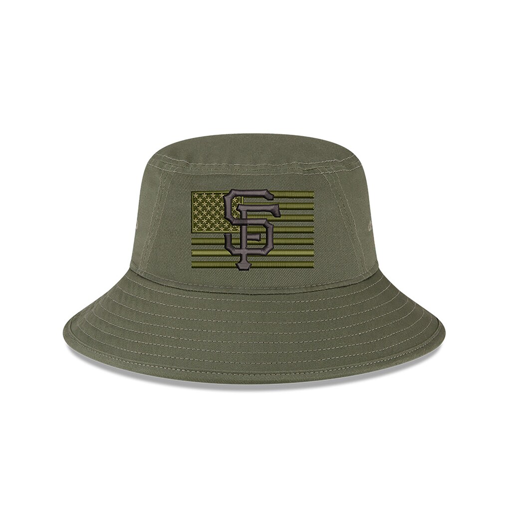San Francisco Giants New Era 2023 Armed Forces Day Bucket Hat - Green