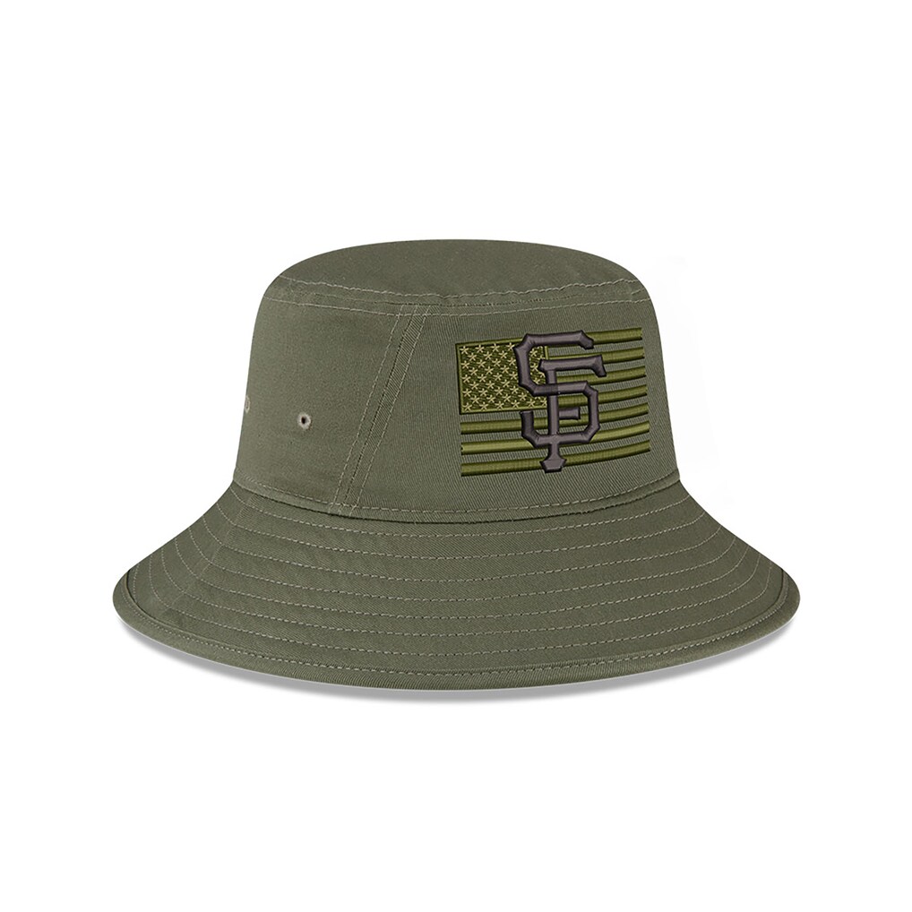 San Francisco Giants New Era 2023 Armed Forces Day Bucket Hat - Green