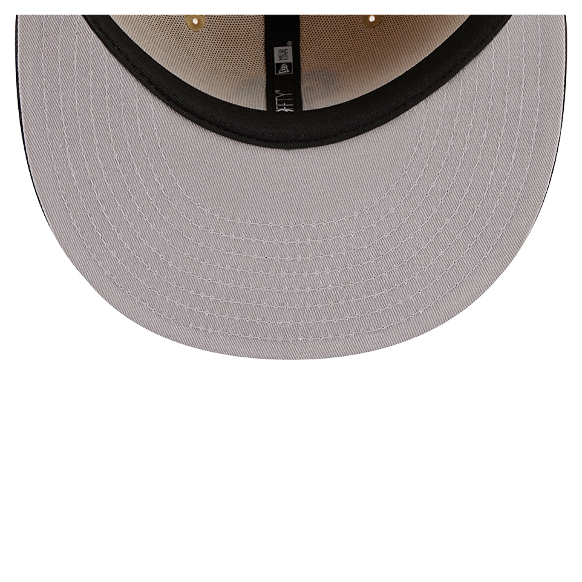 Men's New Era Light Beige San Francisco Giants Two-Tone Embroidered Visor 59FIFTY Fitted Hat