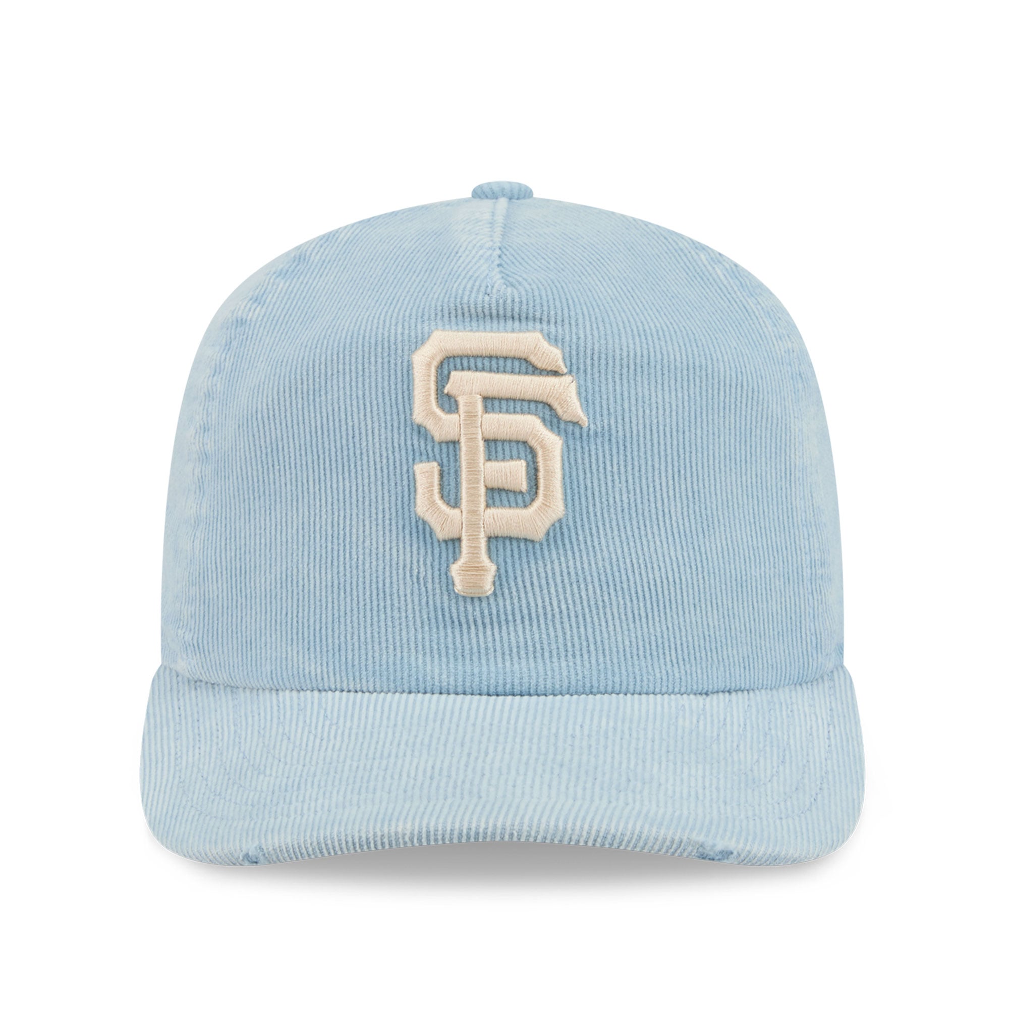 Casquette ajustable New Era 19TWENTY bleu clair en velours côtelé des Giants de San Francisco pour homme