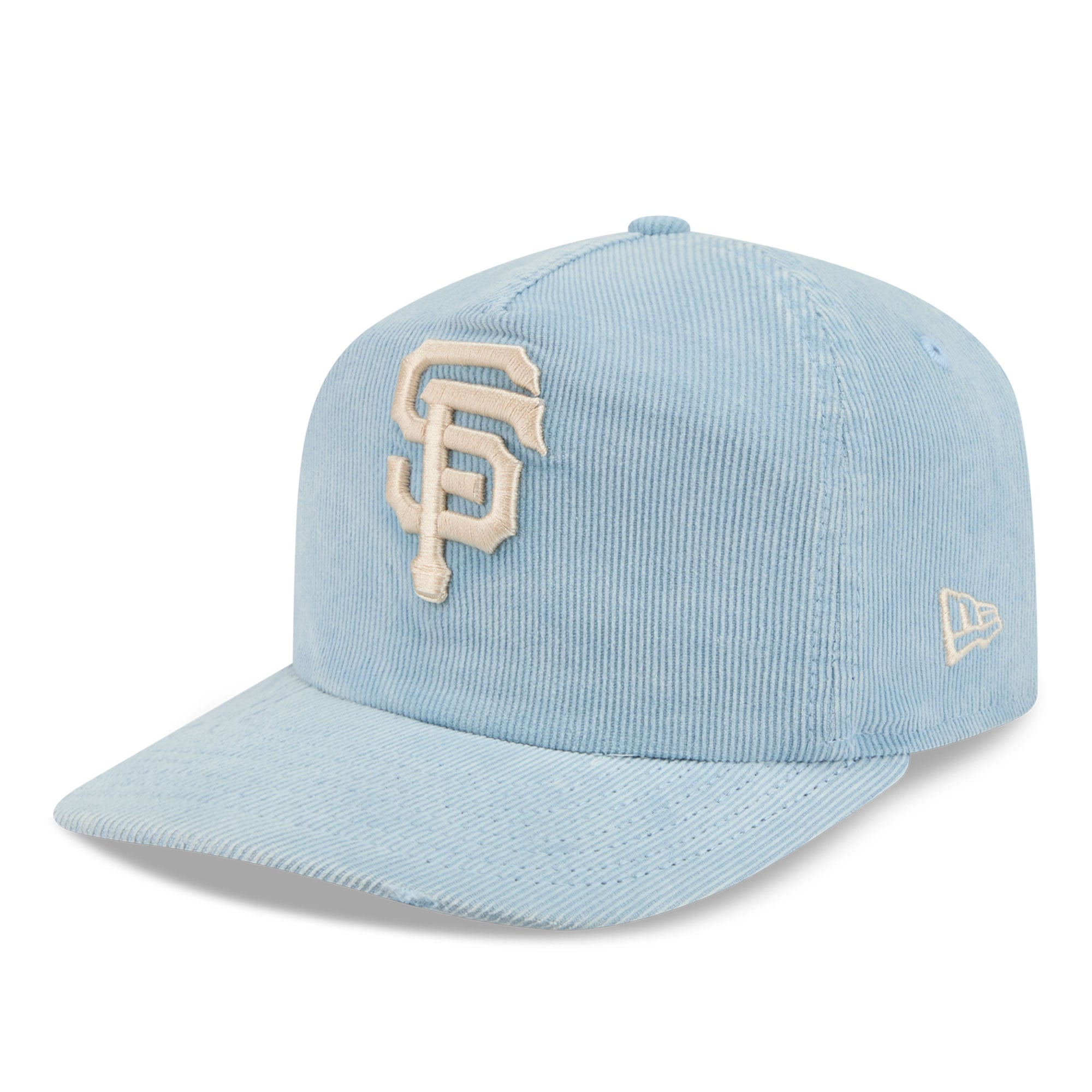 Casquette ajustable New Era 19TWENTY bleu clair en velours côtelé des Giants de San Francisco pour homme