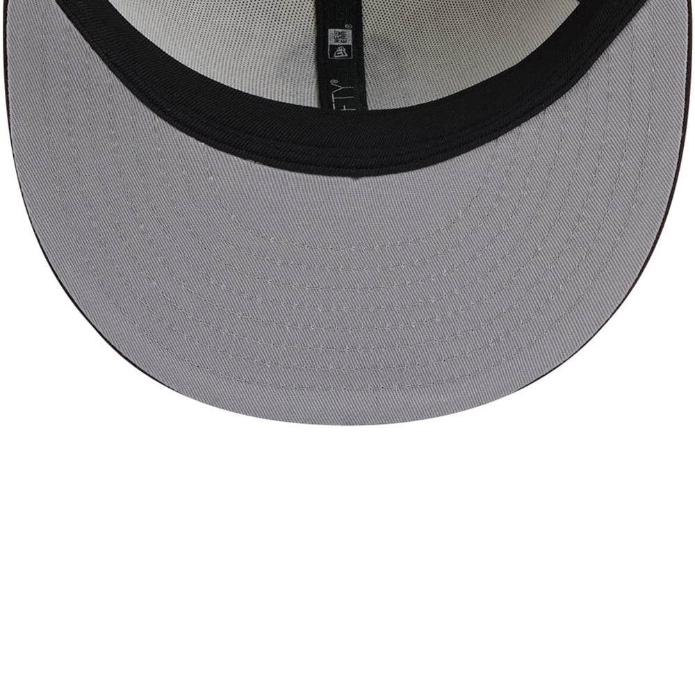 Men's New Era Natural/Brown San Francisco Giants Pumpkin Spice 59FIFTY Fitted Hat