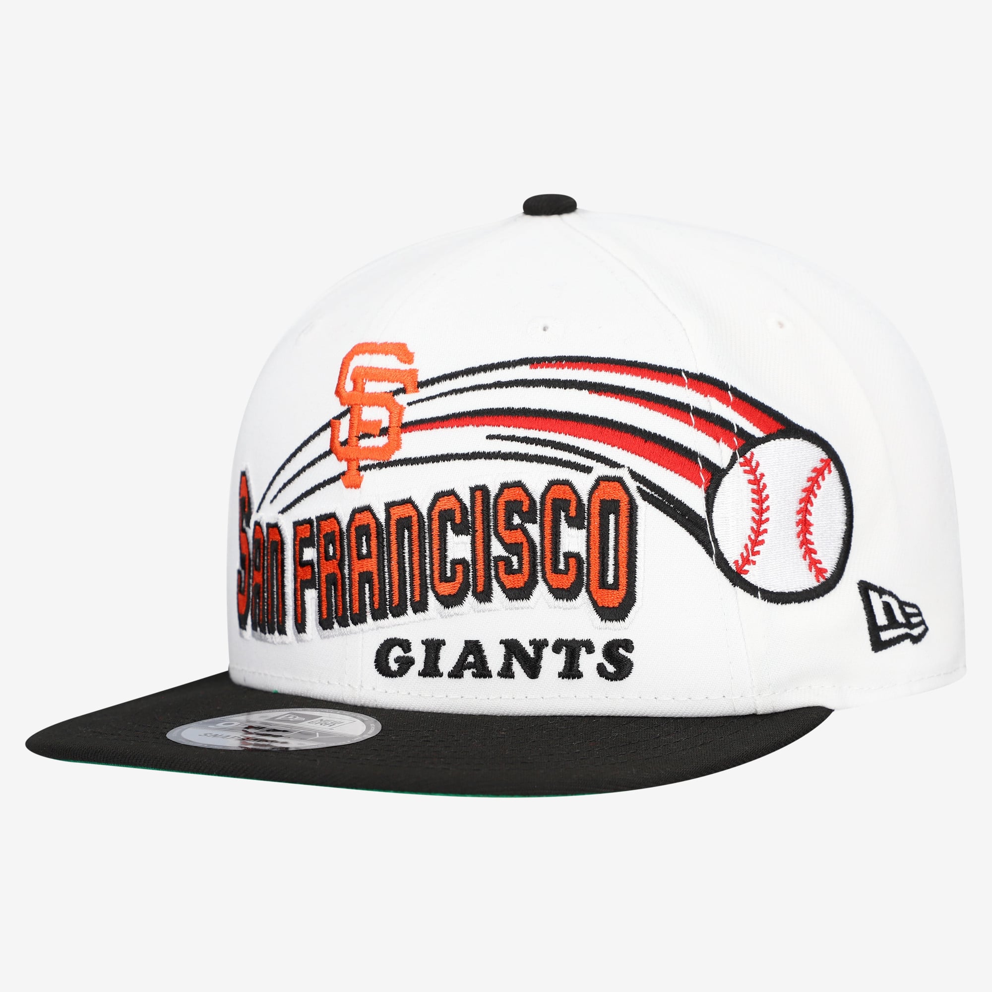 Casquette snapback New Era blanche San Francisco Giants Retro Sweep 9FIFTY pour homme