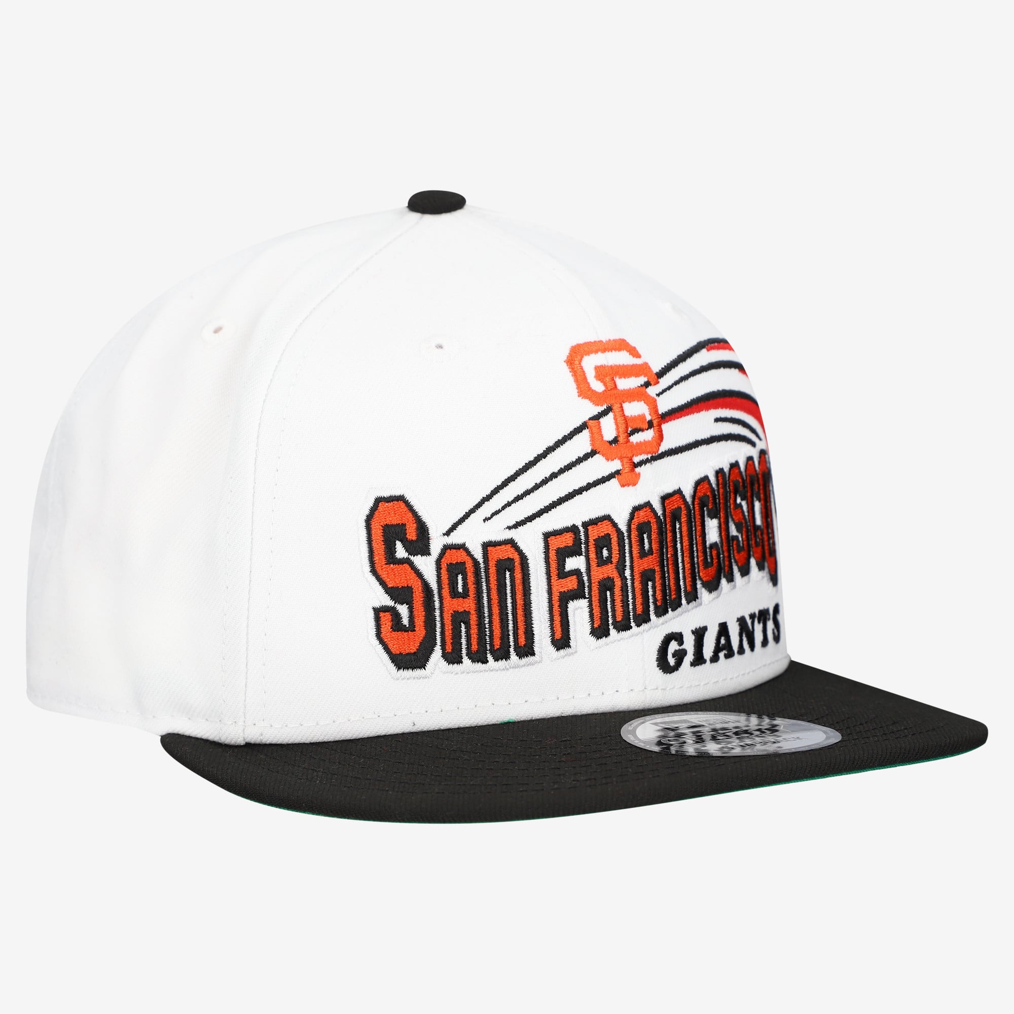 Casquette snapback New Era blanche San Francisco Giants Retro Sweep 9FIFTY pour homme