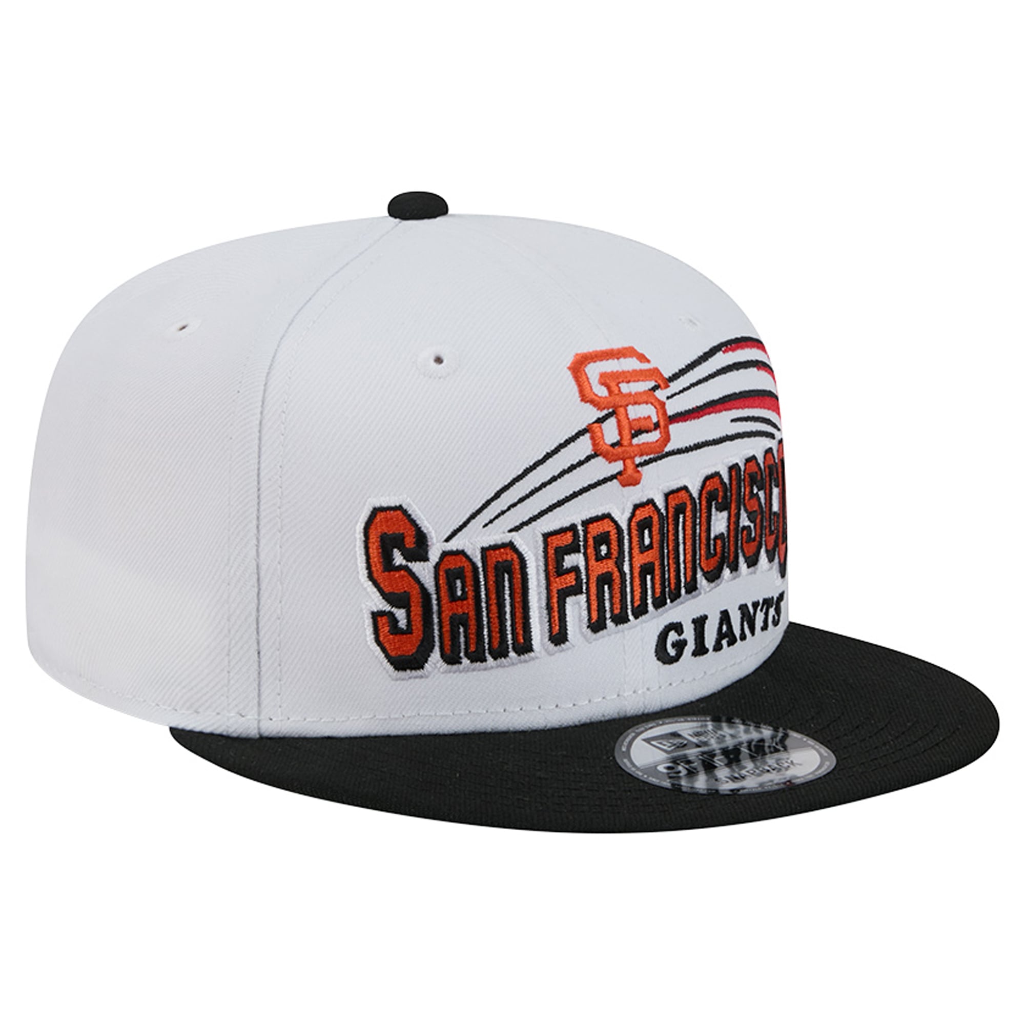 Casquette snapback New Era blanche San Francisco Giants Retro Sweep 9FIFTY pour homme