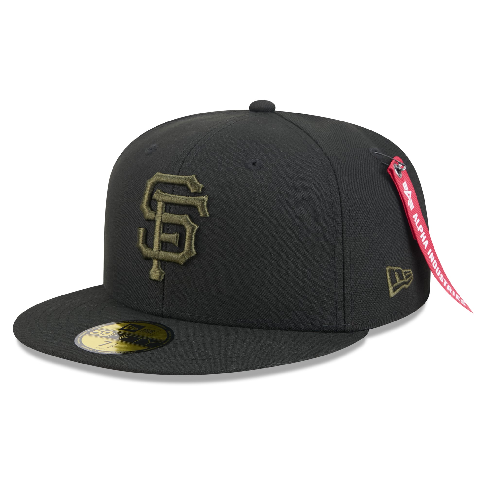 Casquette ajustée New Era x Alpha Industries noire San Francisco Giants 59FIFTY pour homme