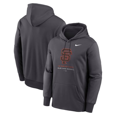 San Francisco Giants Nike Therma-FIT Hoodie - Anthracite