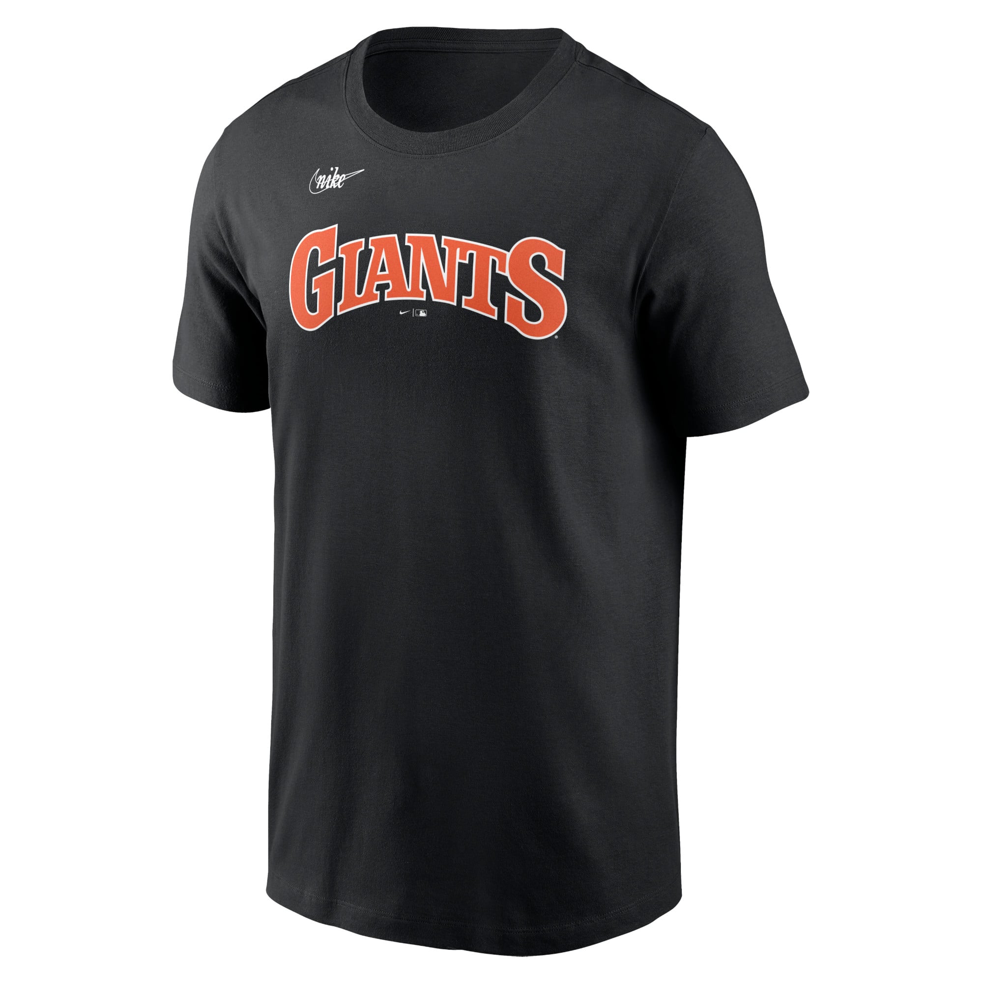 T-shirt Nike noir pour homme, collection Cooperstown des Giants de San Francisco, logo