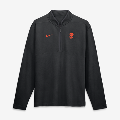 San Francisco Giants Nike Dri-FIT Victory Half-Zip Pullover - Black