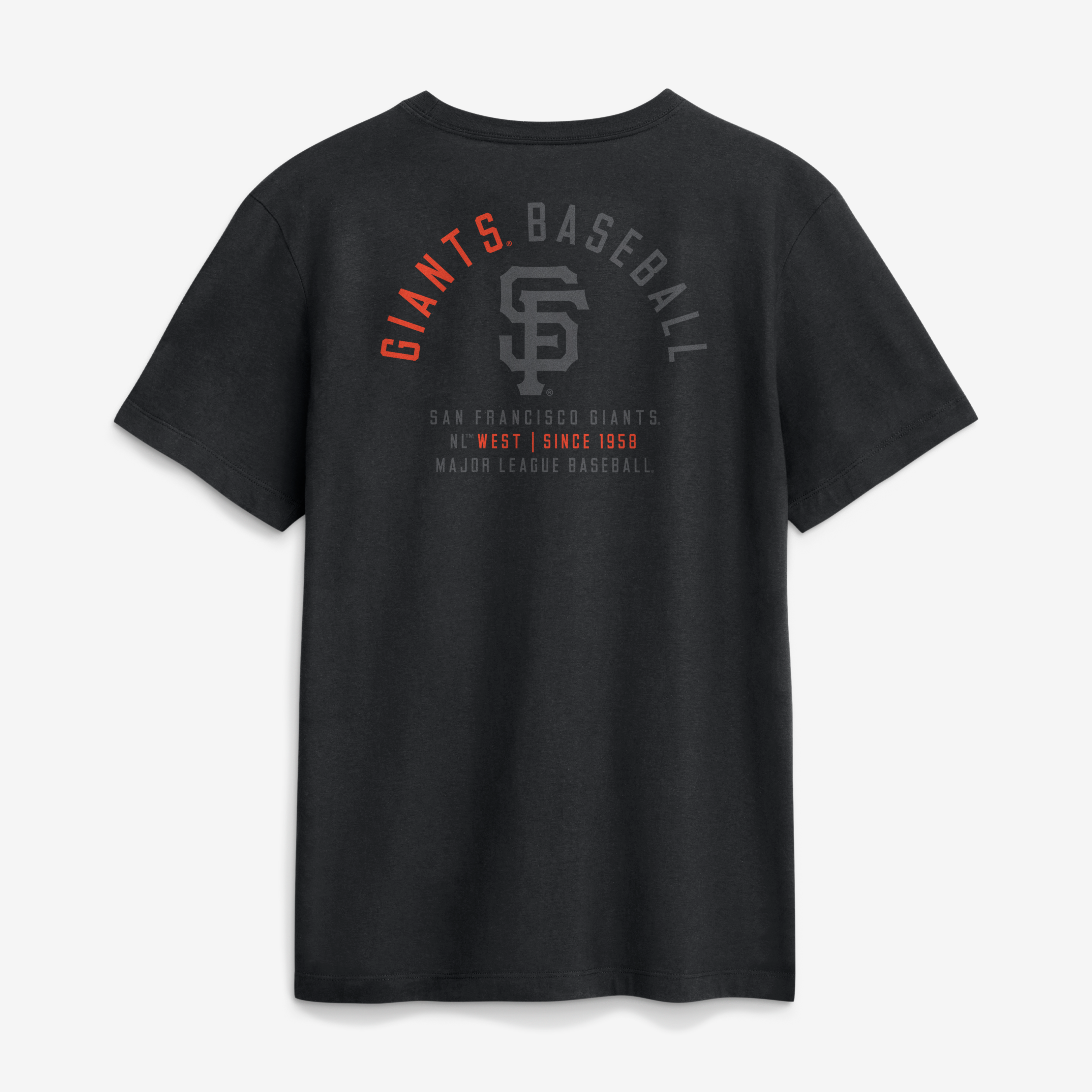 Men's Nike Black San Francisco Giants Split Logo T-Shirt