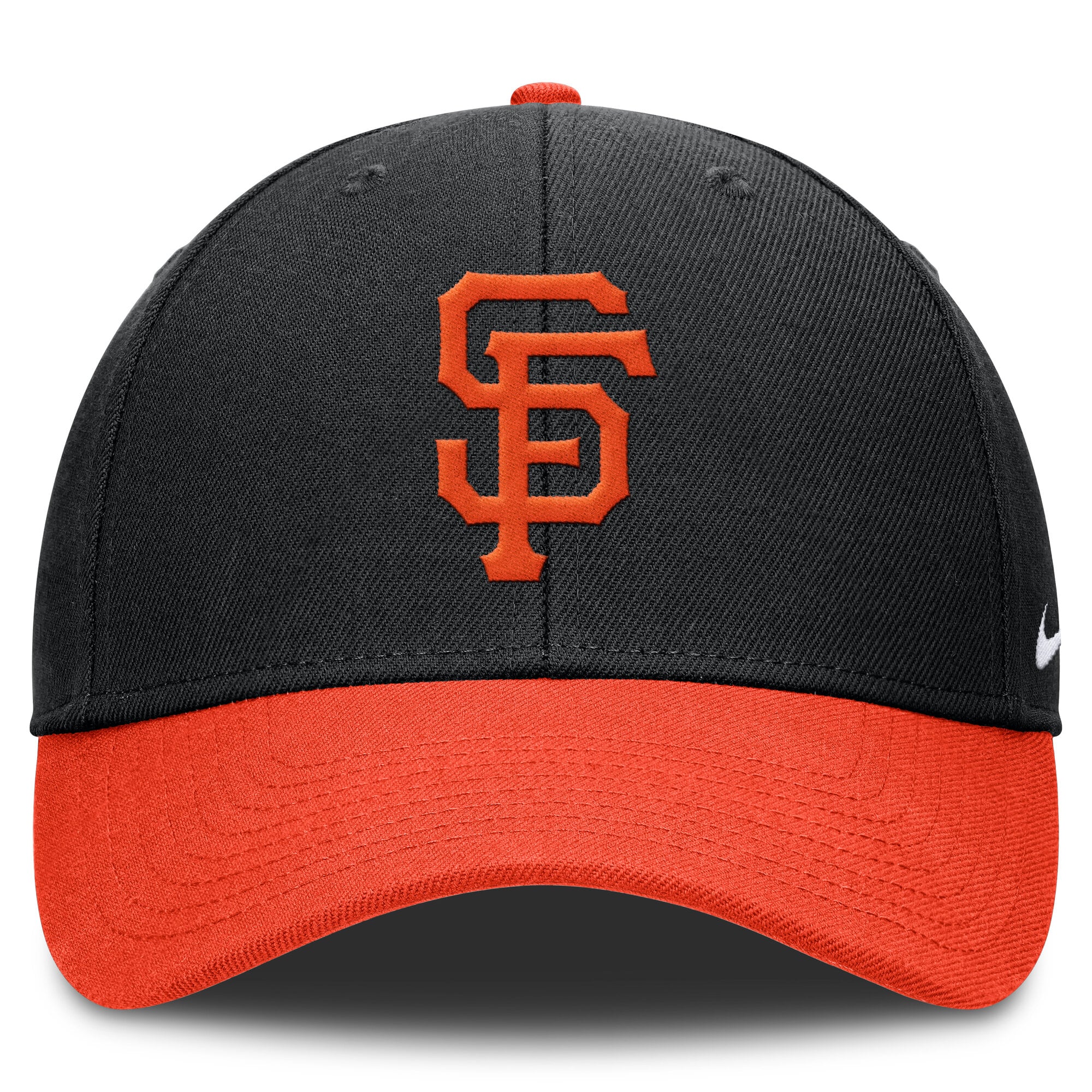Casquette ajustable Nike Dri-FIT Club noire et orange des Giants de San Francisco pour homme