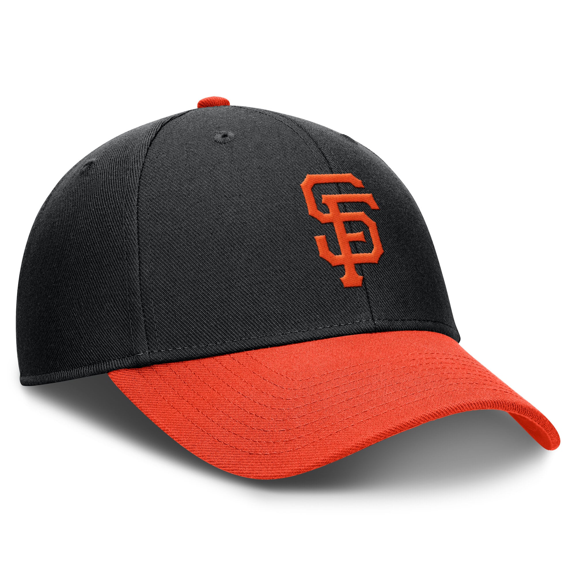 Casquette ajustable Nike Dri-FIT Club noire et orange des Giants de San Francisco pour homme