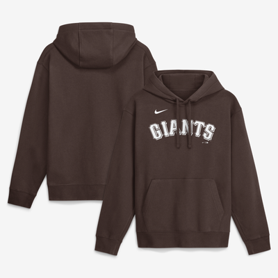  San Francisco Giants Nike Core Cinder Club Fleece Hoodie - Brown