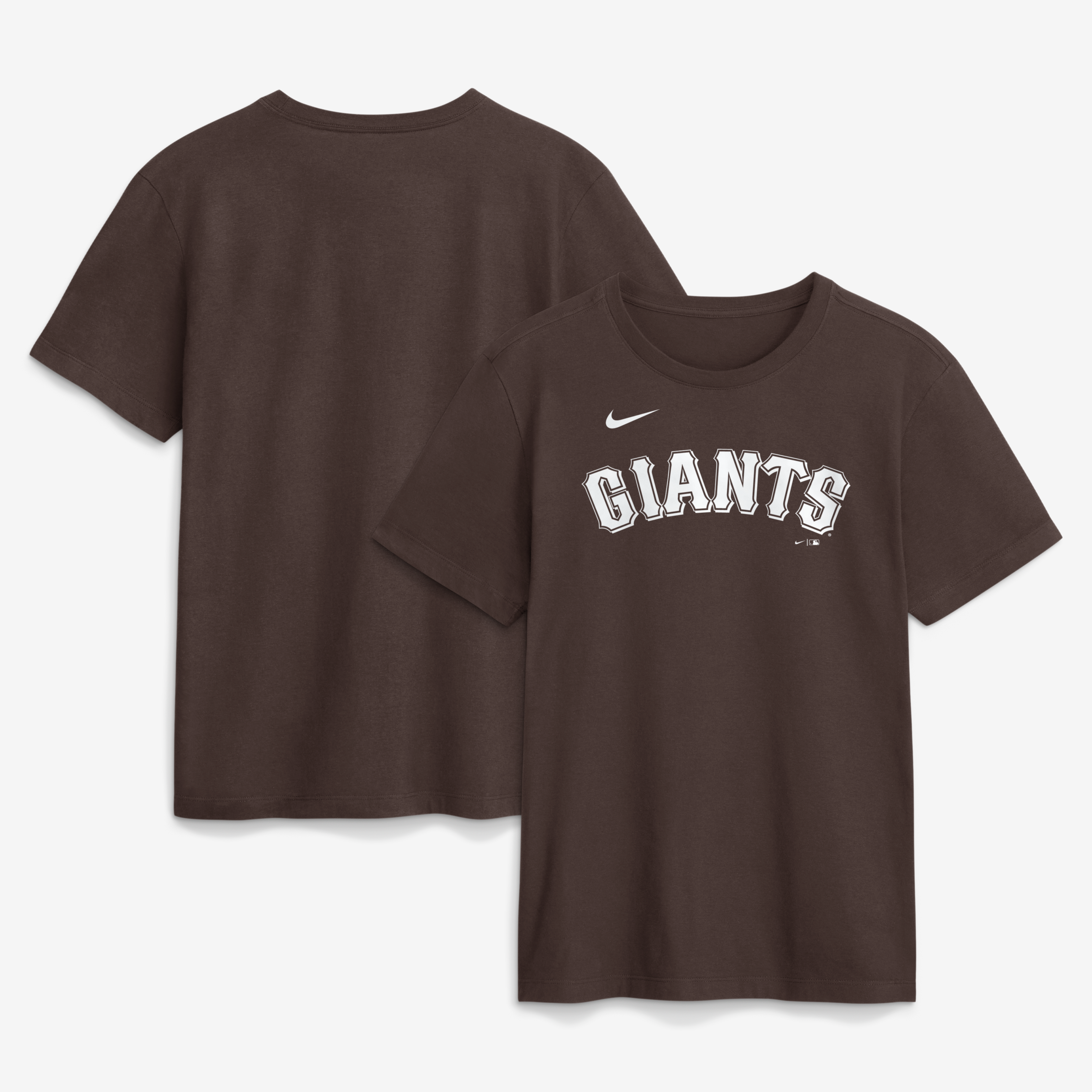 T-shirt Nike Core Cinder marron pour homme, San Francisco Giants