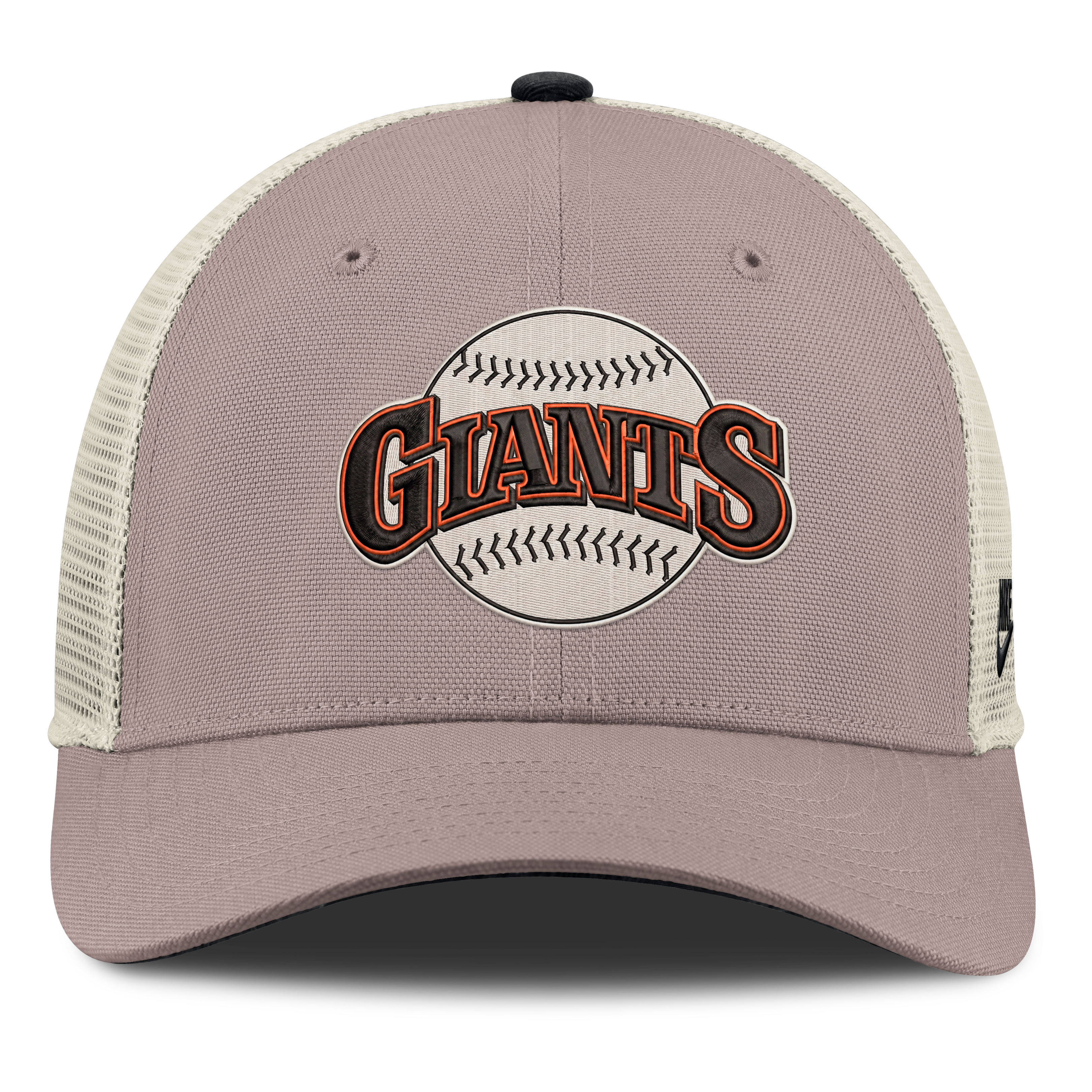 Casquette trucker ajustable Nike kaki San Francisco Giants Cooperstown Rise pour homme