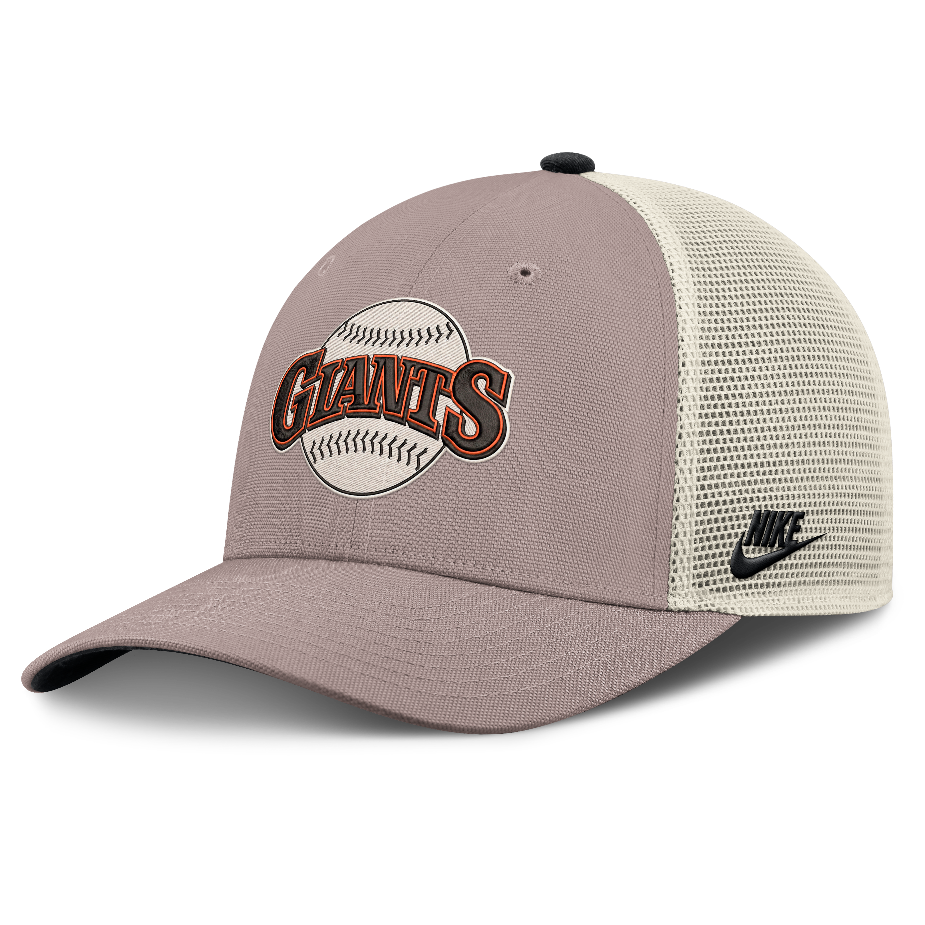 Casquette trucker ajustable Nike kaki San Francisco Giants Cooperstown Rise pour homme