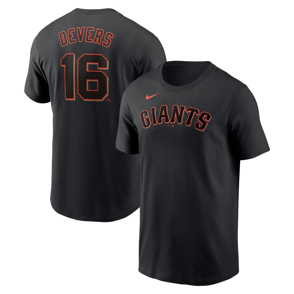 Rafael Devers San Francisco Giants Nike Name & Number T-Shirt - Black