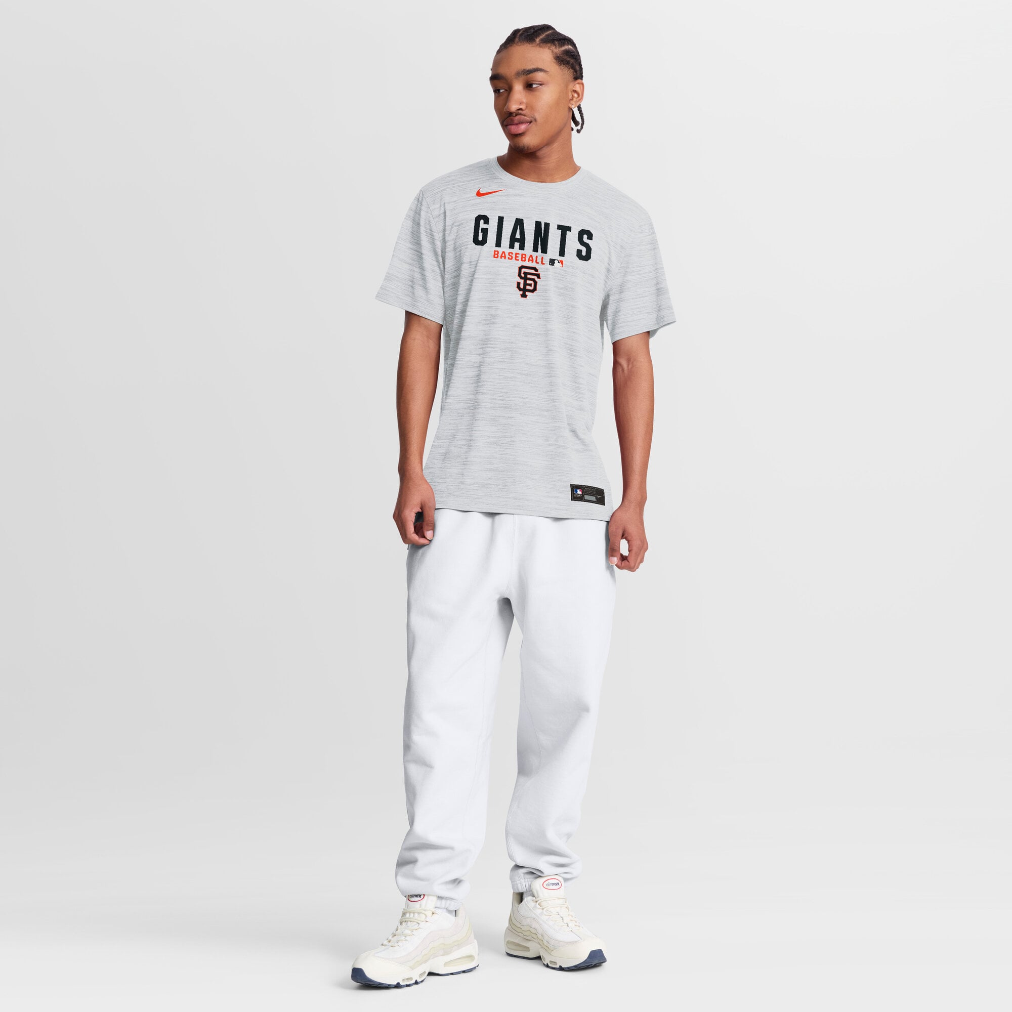 T-shirt Nike Velocity Dri-FIT Authentic Collection pour homme, blanc