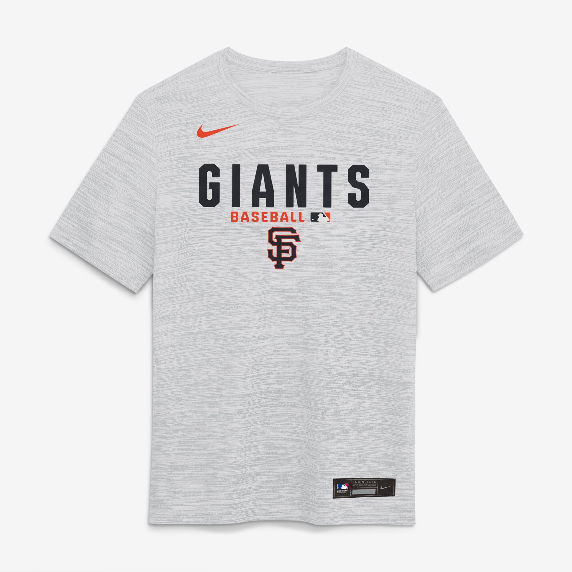 T-shirt Nike Velocity Dri-FIT Authentic Collection pour homme, blanc