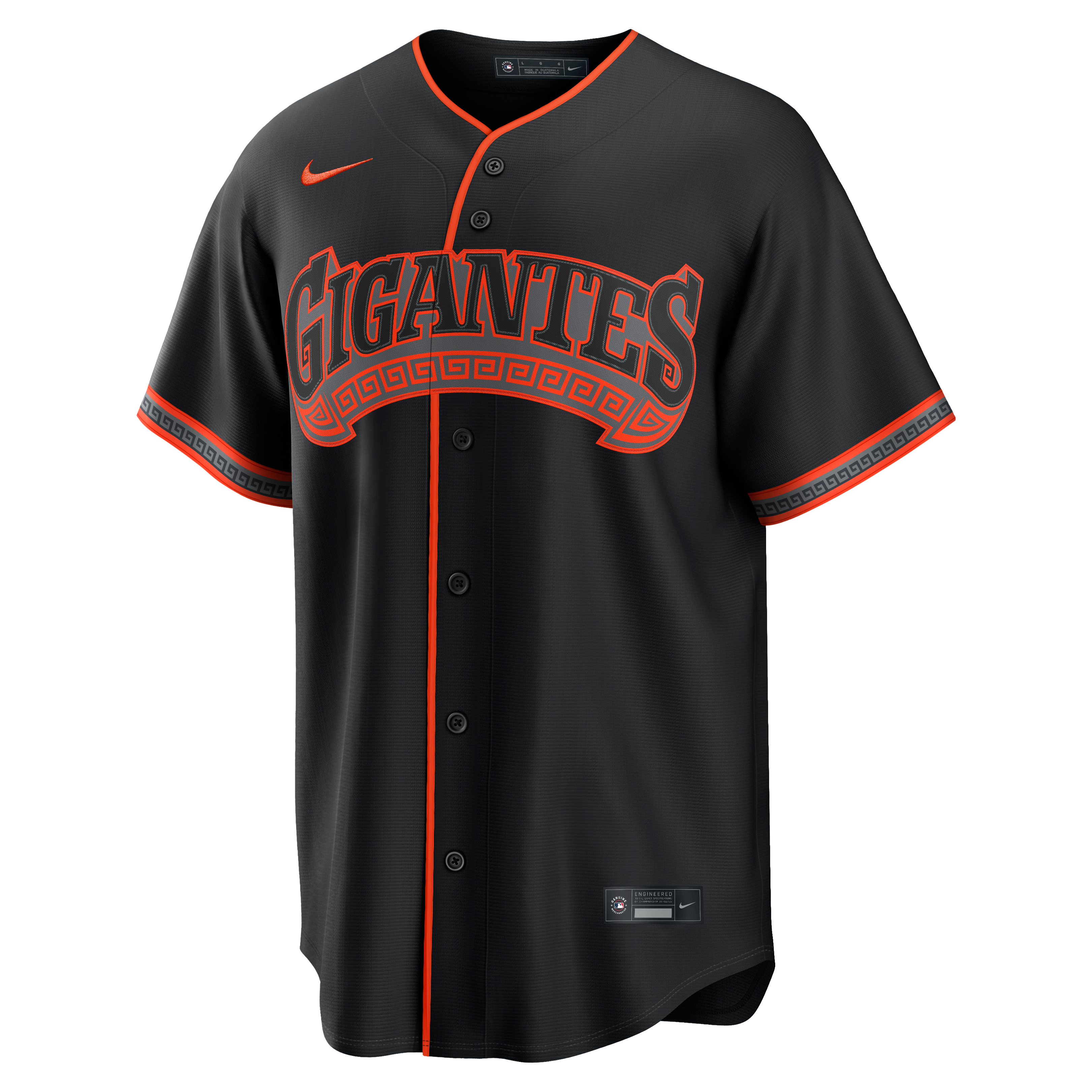 Maillot réplique Nike Willy Adames noir des Giants de San Francisco, modèle alternatif 2, pour homme