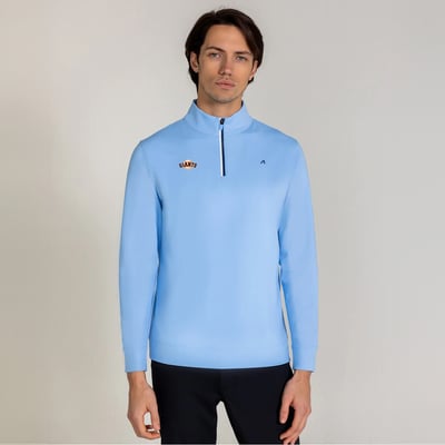  San Francisco Giants Redvanly Fleet Quarter-Zip Pullover - Light Blue