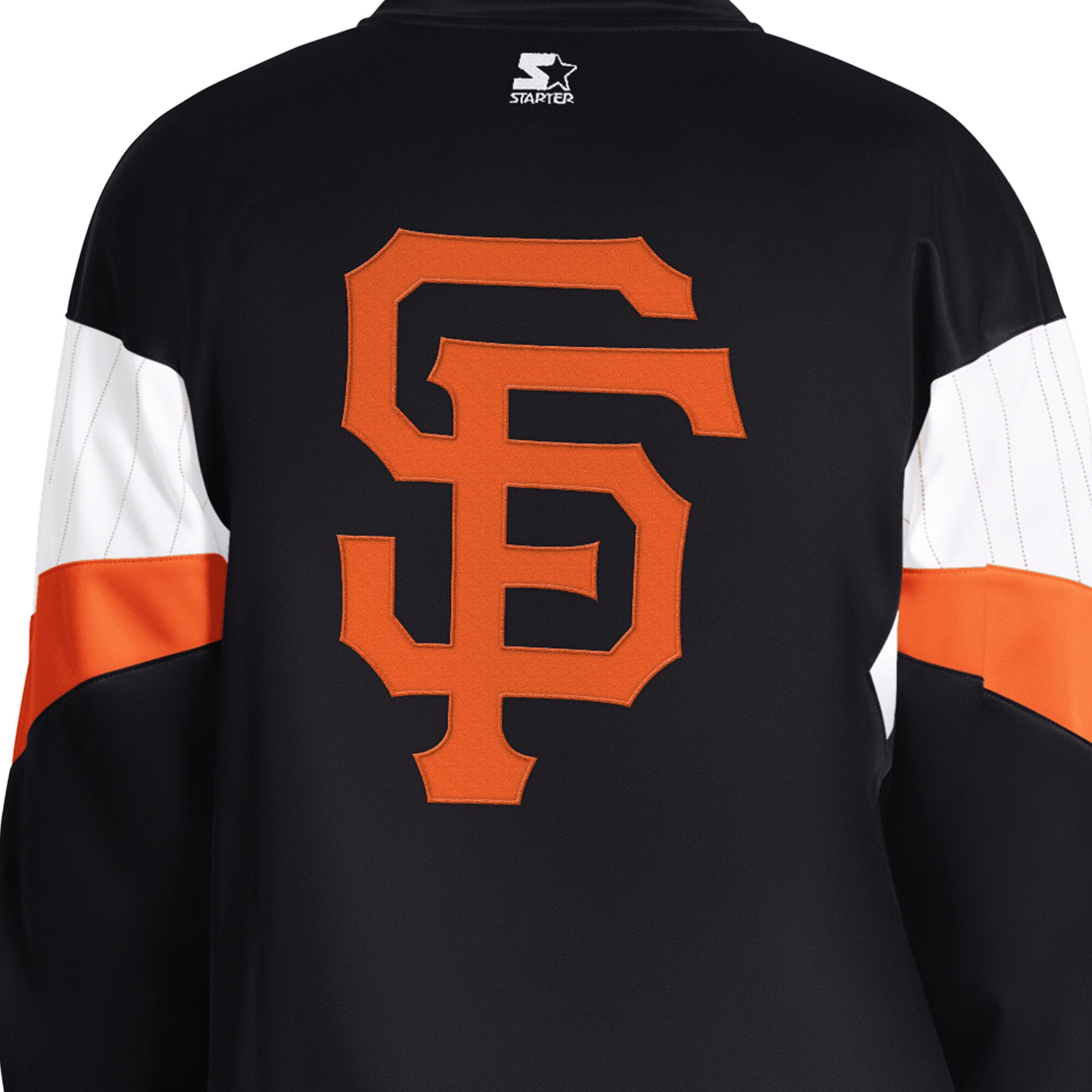 Veste de survêtement zippée Starter noire San Francisco Giants Legacy pour homme