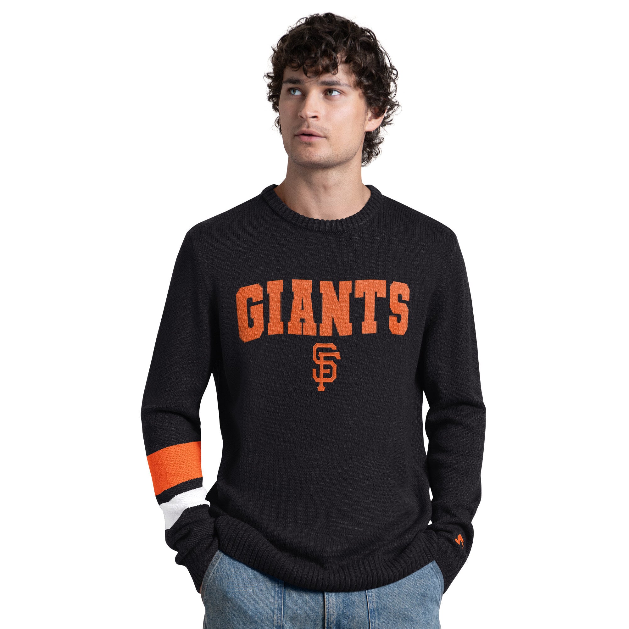Pull rétro des Giants de San Francisco, noir, pour homme, la marque Starter