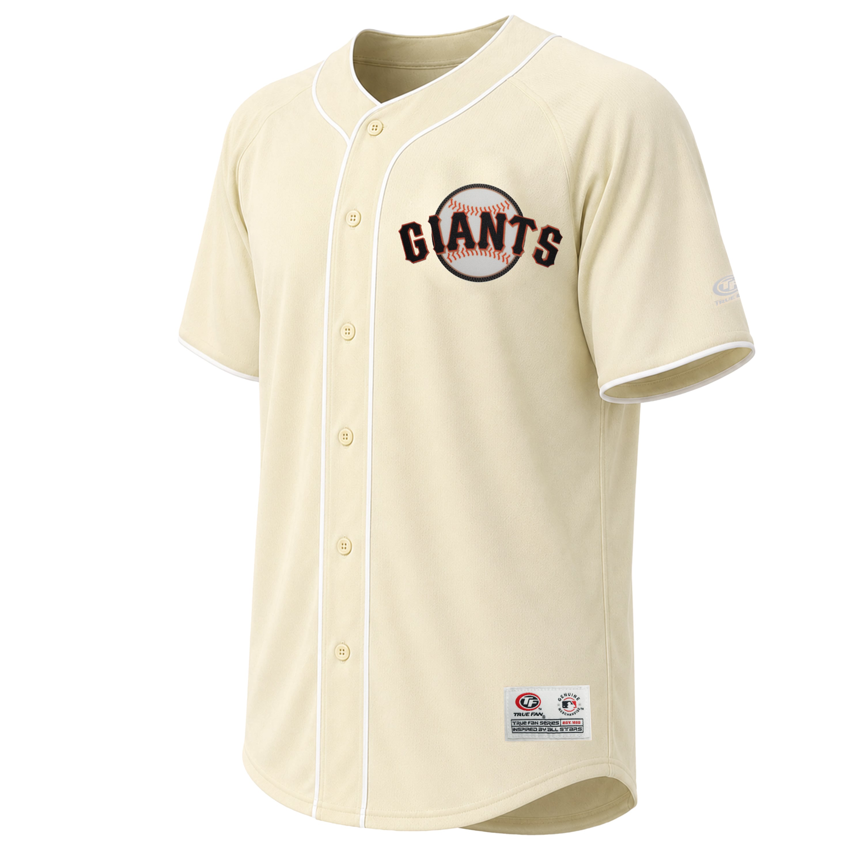 Men's Stitches Cream San Francisco Giants Fashion Jersey