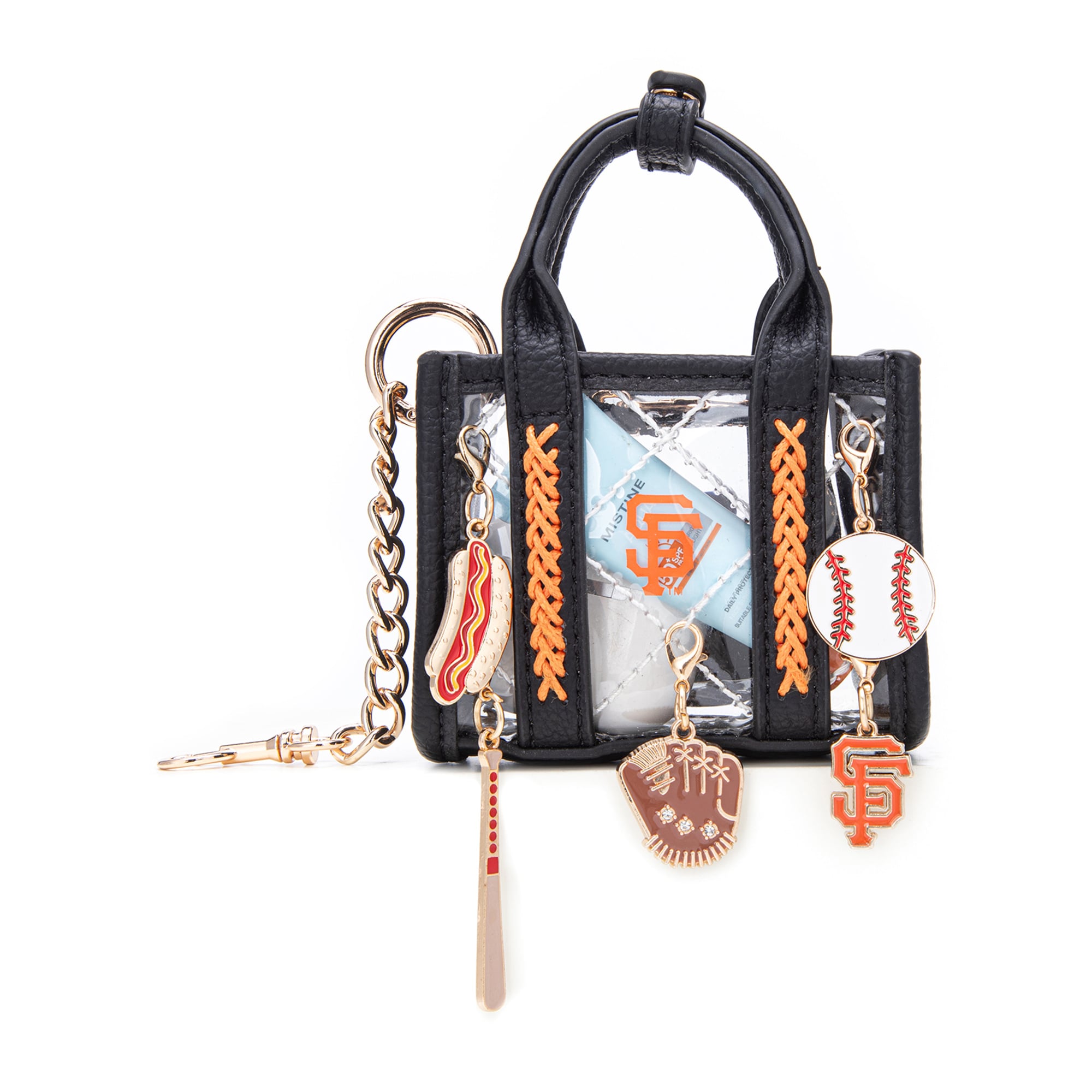 Montana West San Francisco Giants Clear Bag Charm