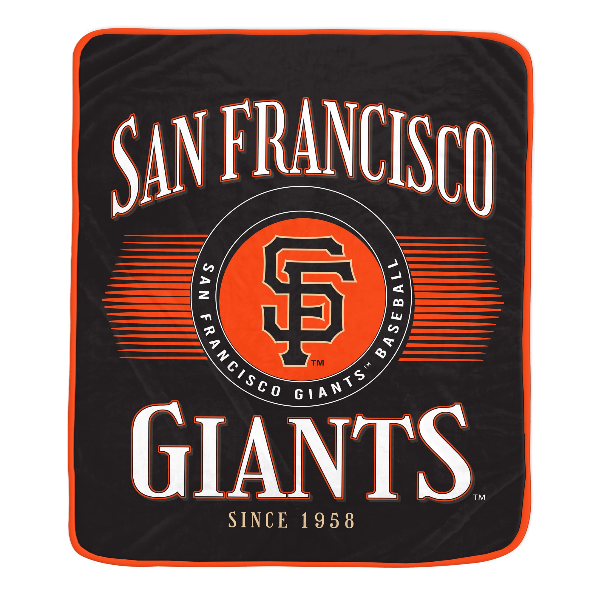 Pegasus San Francisco Giants Spotlight Arch 60" x 70" Ultra Soft Throw Blanket