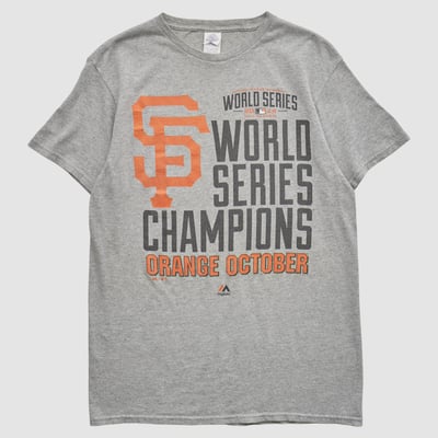 San Francisco Giants Delta 2014 T-shirt - Heather Gray - S by Fanatics Real Vintage