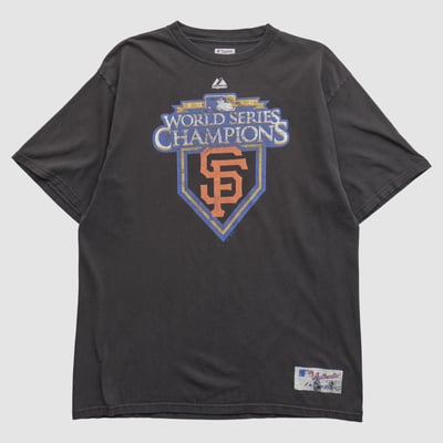 San Francisco Giants Majestic 2010 T-shirt - Black - XL by Fanatics Real Vintage