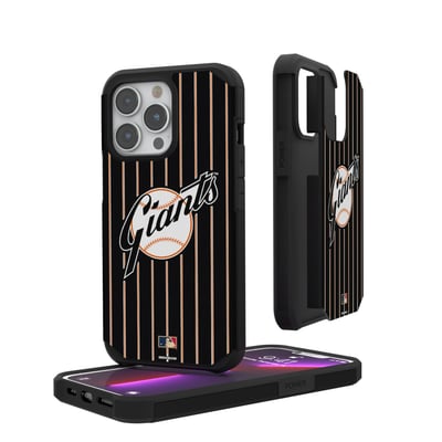 San Francisco Giants Primary Logo iPhone Pinstripe Cooperstown Design Rugged Case