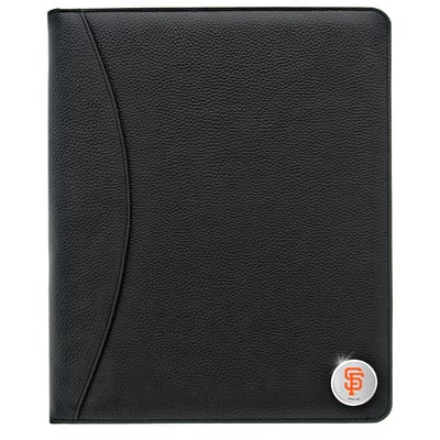 San Francisco Giants Zippered Leather Portfolio