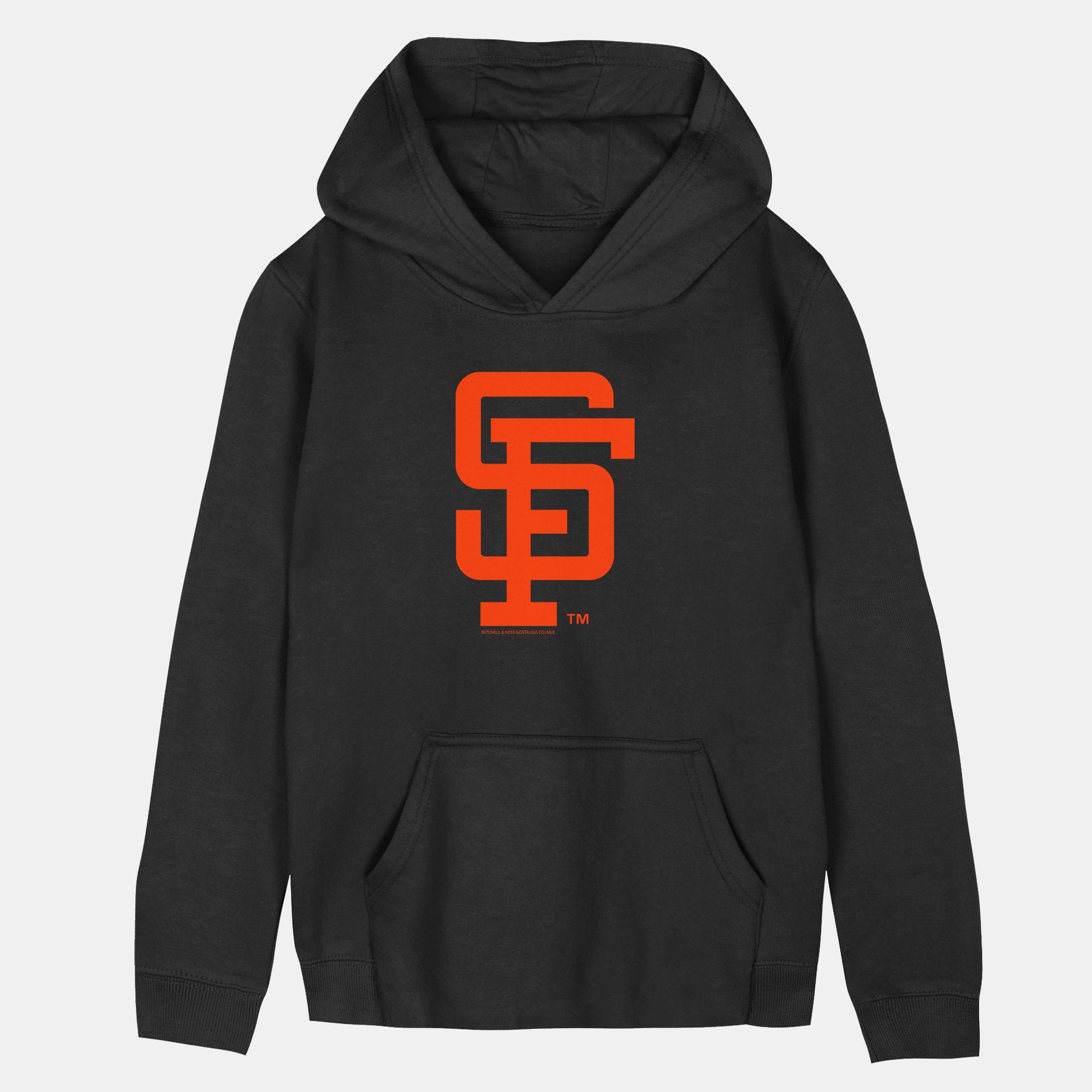 Toddler Mitchell & Ness Black San Francisco Giants Retro Logo Hoodie