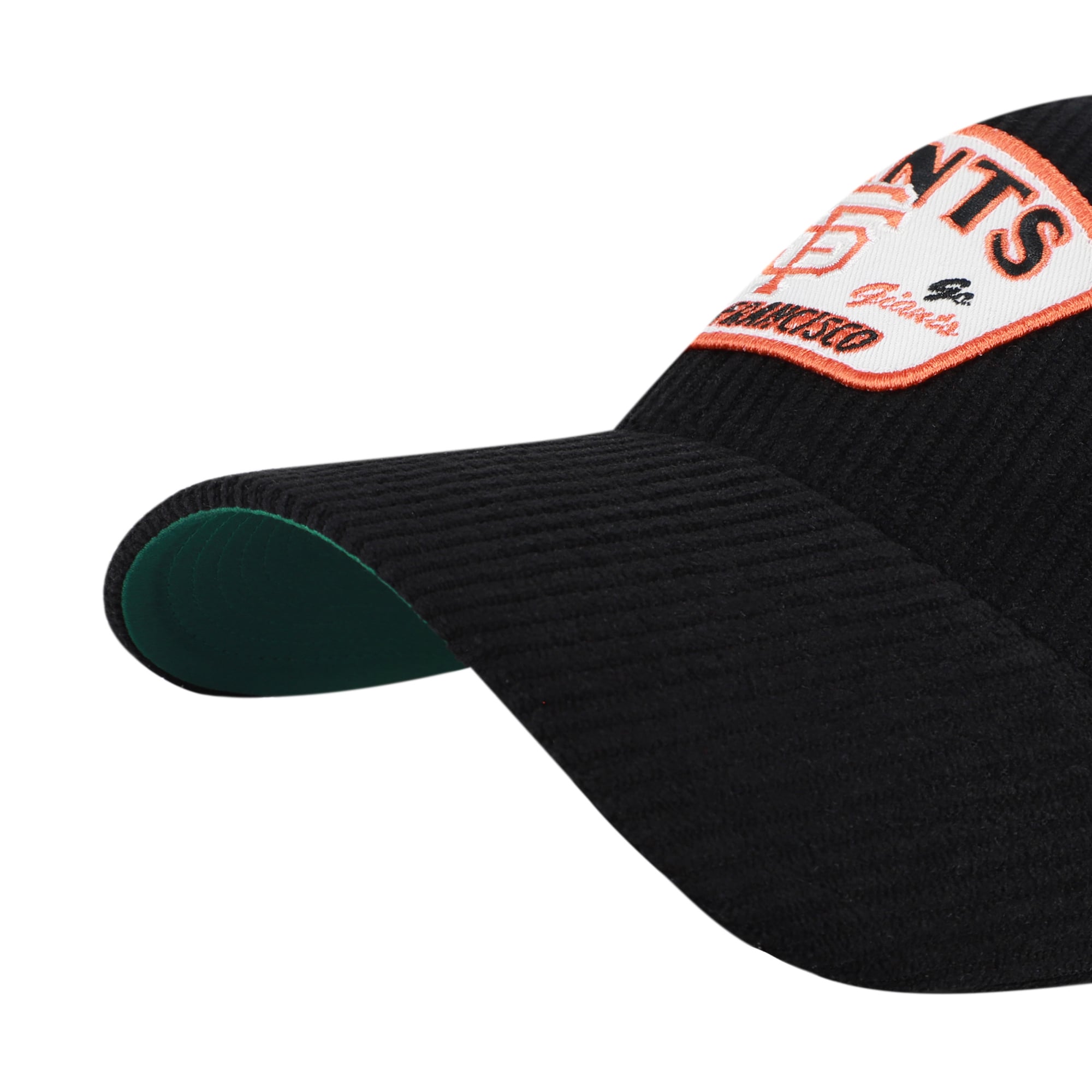 Casquette unisexe ajustable en velours côtelé noir des Giants de San Francisco, modèle 47 Accordia MVP