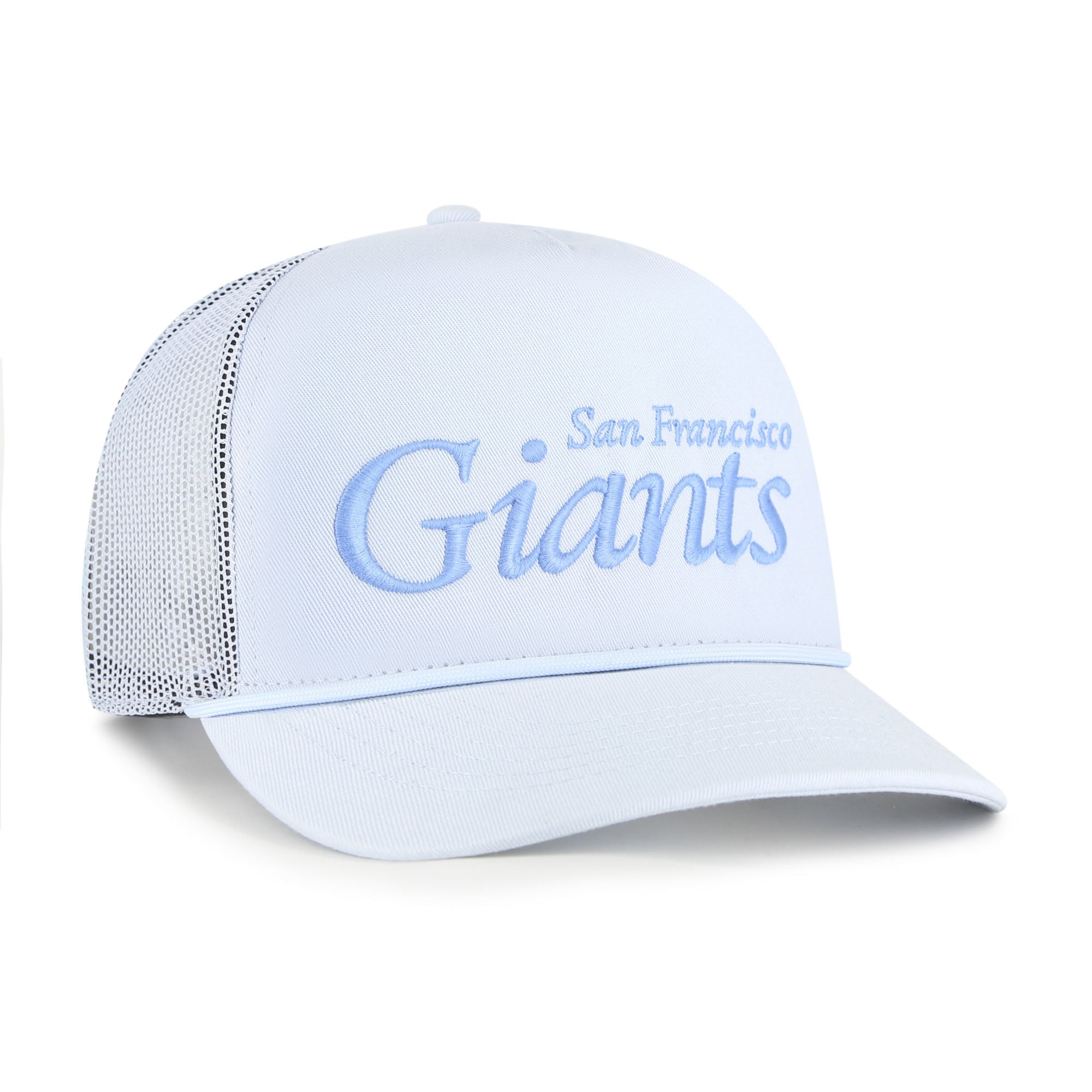 Unisex '47 Light Blue San Francisco Giants Foundation Script Hitch Adjustable Trucker Hat