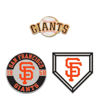 San Francisco Giants WinCraft Three-Piece Collector Pin Set