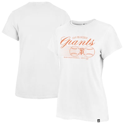 San Francisco Giants '47 Women's Speed Throw Frankie T-Shirt - White