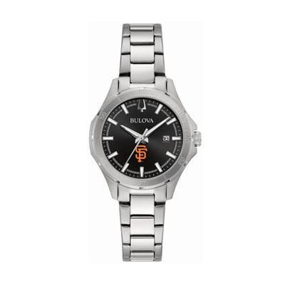 San Francisco Giants Bulova Women's Stainless Steel Classic Sport Watch