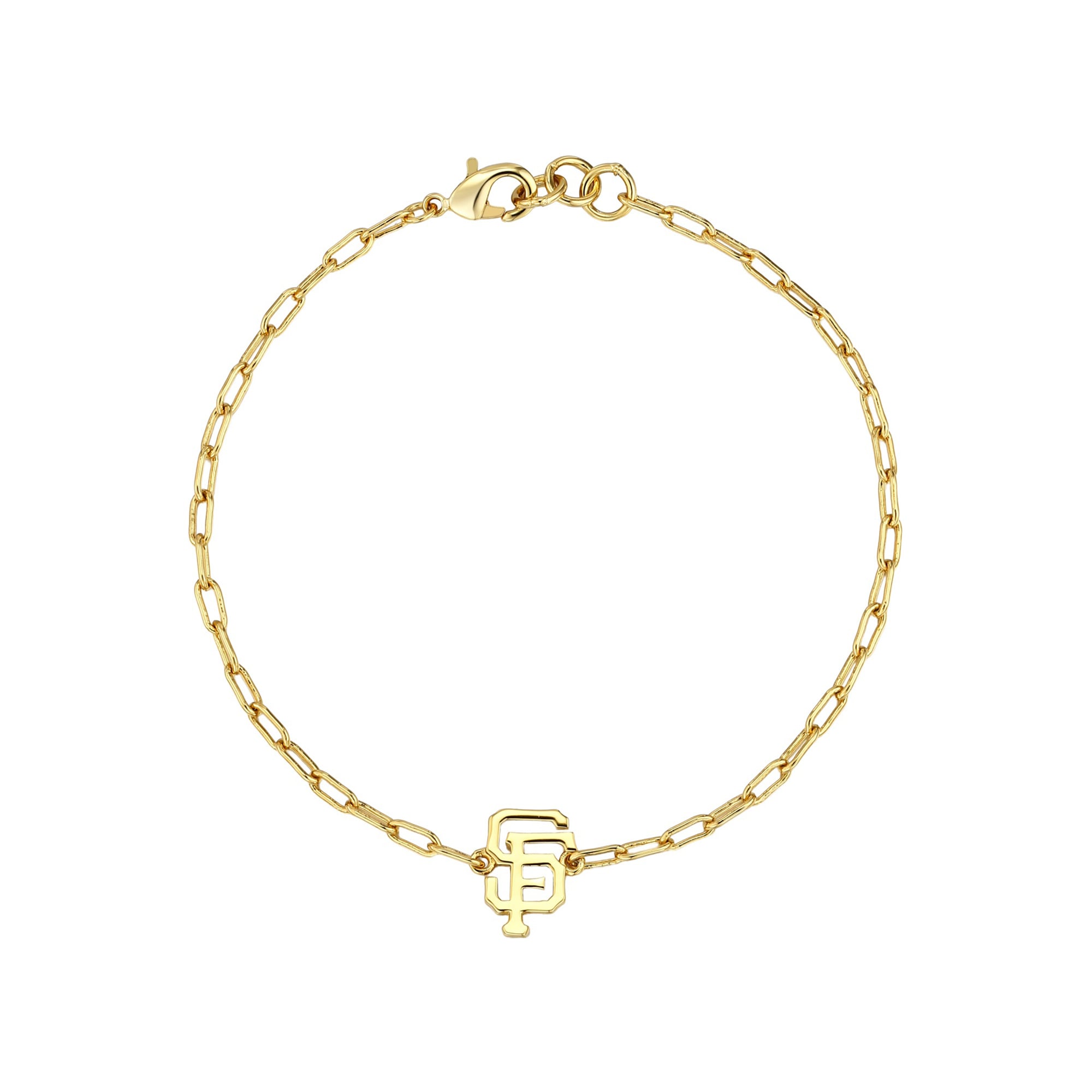Women's by Jill Martin  Gold San Francisco Giants Classic Paperclip Bracelet
