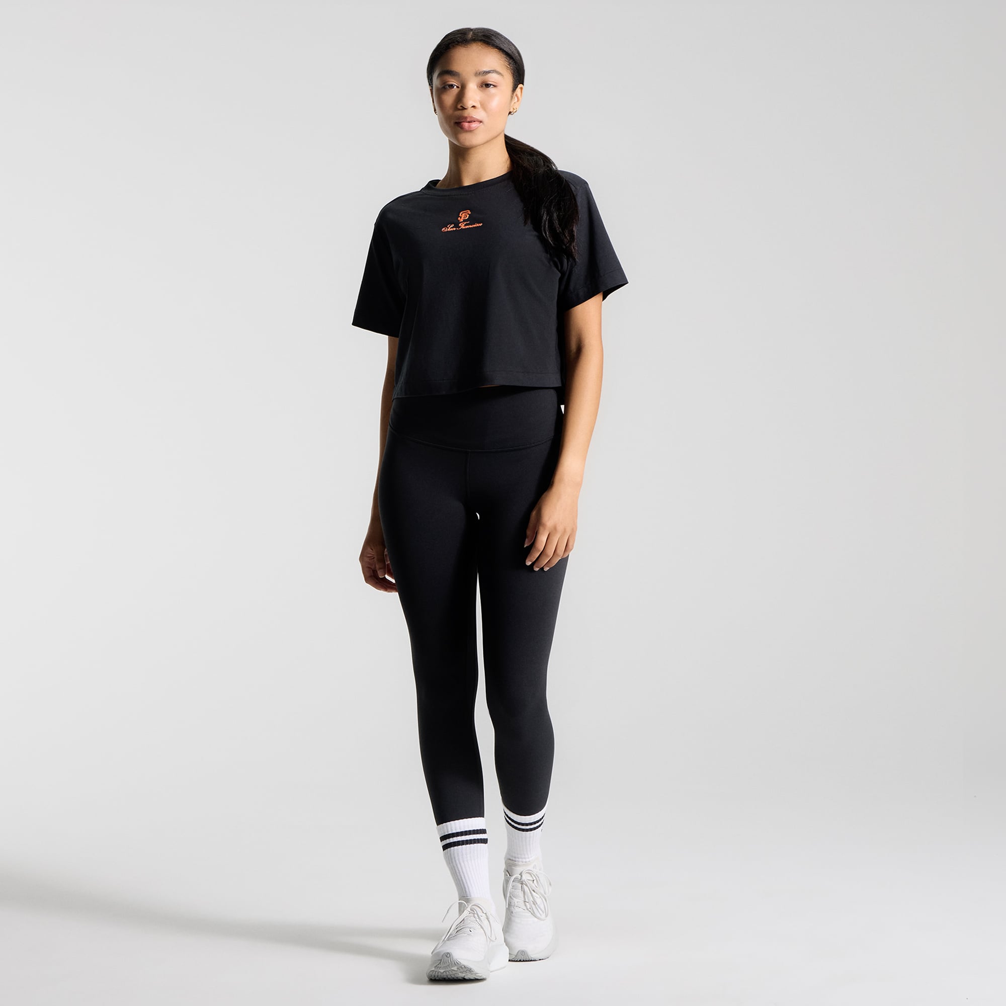 Pantalon taille haute Align™ noir pour femme de lululemon, motif des Giants San Francisco, 25 pouces